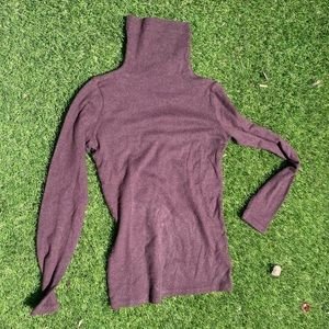Club Monaco Cashmere Eggplant Sweater
